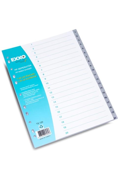 Exxo Ts-120 Seperatör Gri 1-20 Sayı
