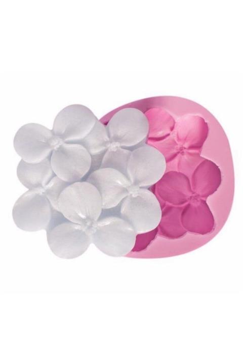 morlalem Ortanca Çiçeği 7cm Çapında Silikon Kalıp K-240