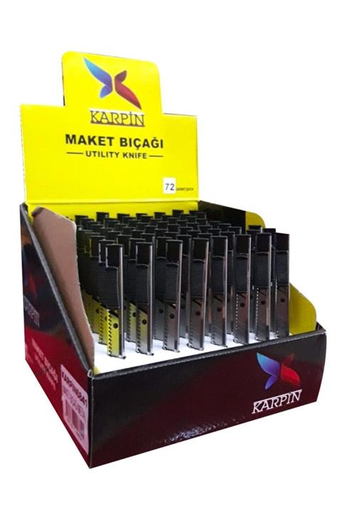 KARPİN Metal Gövde Ince Maket Bıçağı