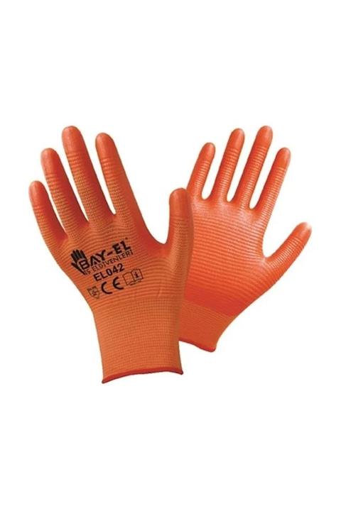 ultrasepet Bay-el Inşaat Eldiveni Zebra Turuncu No:10
