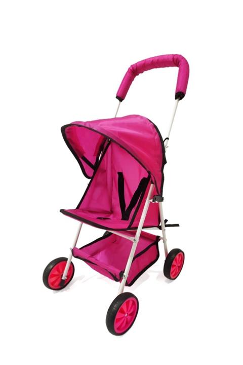 Neşeli Oyuncak Oyuncak Metal Bebek Arabası Puset