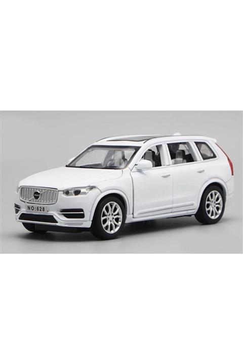 oyuncakchi Volvo Xc 90 Die Cast Metal Model Araba Işıklı Sesli Müzikli Beyaz