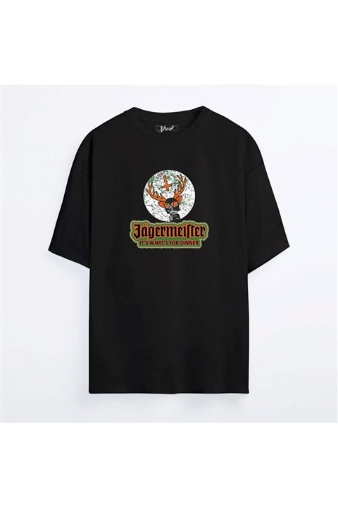 Shout Oversize Jagermeister Oldschool Unisex T-shirt
