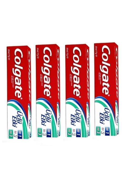 Colgate Diş Macunu Üçlü Etki 50 Ml 7891024128923 4 Lü Paket