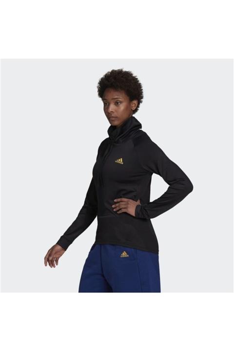 adidas Designed To Move Sport Siyah Kadın Sweatshirt