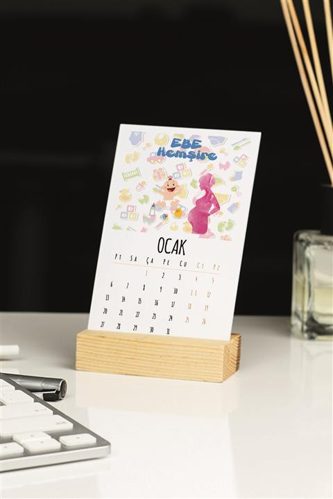 Hediyelen 2022 Ebe Hemşire Masa Takvimi