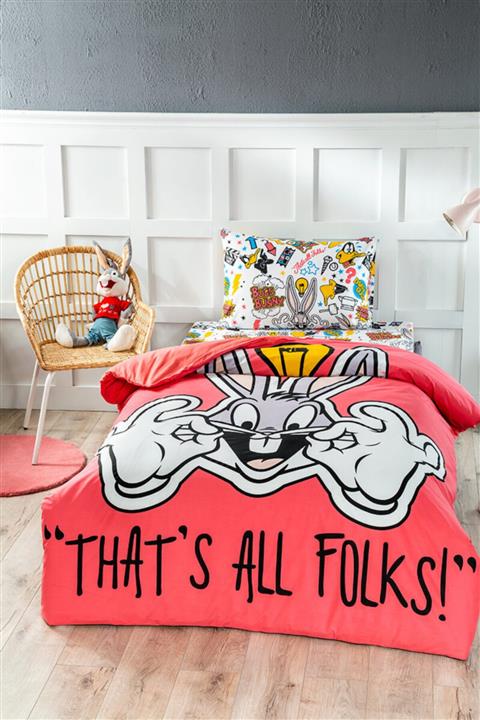 Özdilek Bugs Bunny Smile Tek Kişilik Lisanslı Çocuk Nevresim Takımı