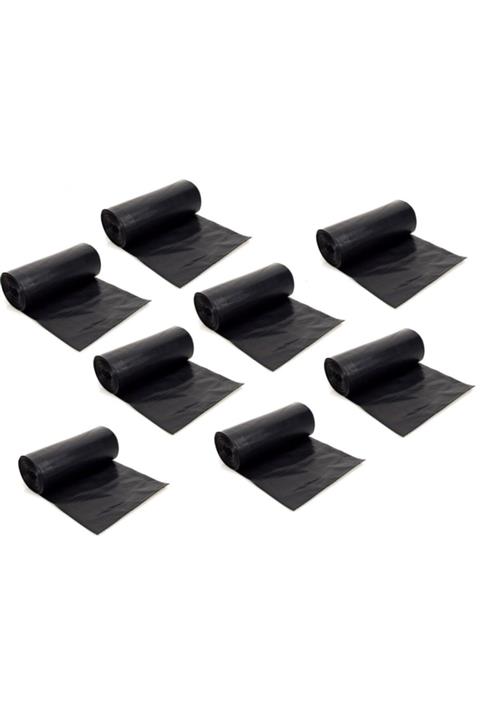 firdevsi hobi Ersopack- Jumbo Boy Çöp Poşeti-80x110cm-400gr- 8 Rulo X80 Adet-siyah