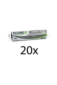 Florex Standart Battal Boy 10 Adet Çöp Torbası Siyah 72 X 95 Cm 20 Paket