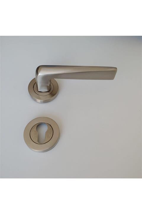 Yüksel Roma Yale (dış Kapı) Rozetli Kapı Kolu Inox