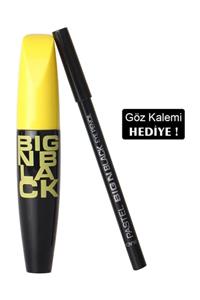 Pastel Maskara Siyah - Big N Black Mascara Kajal (Göz Kalemi Hediyeli ) 8690644019401