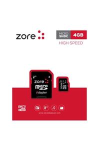 zore aksesuar Zore Micro Sd Hafıza Kartı 4gb