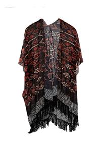 Coquet Accessories Kadın Etnik Desenli Plaj Elbisesi 16yg5u28g022