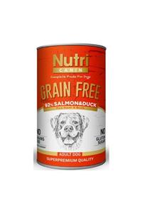 Nutri Canin Grain Free - Somonlu & Ördek Etli Konserve Köpek Maması 400 Gr