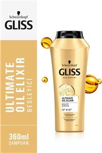 Gliss Schwarzkopf Gliss  Ultimate Oil Elixir Yoğun Besleyici Şampuan 360Ml Tr