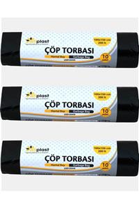 ATİPLAST Hantal Boy Çöp Torbası 1000 gr (10 Adetli X 3 Rulo)