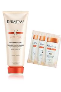 Kerastase Nutritive Fondant Magistral Nemlendirici Bakım Sütü 200ml+3 Adet Bain Satin 2 Şampuan 10ml