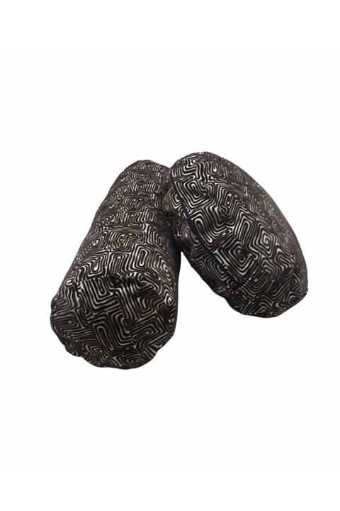REMEGE Bolster Minderi - Silindir Yoga Minderi & Meditasyon Minderi Ikili Set
