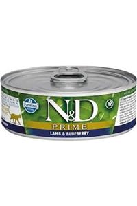 N&D Prime Kuzu Etli Ve Yaban Mersinli Konserve Yetişkin Kedi Maması 80 G