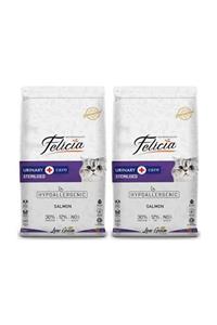 Felicia 2 Adet Adult Cat Light & Sterilised Somonlu Kısır Yetişkin Kedi Maması 2 kg X 2 = 4 kg