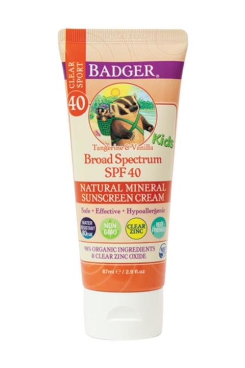 Badger Clear Zinc Çocuk Güneş Kremi Spf40