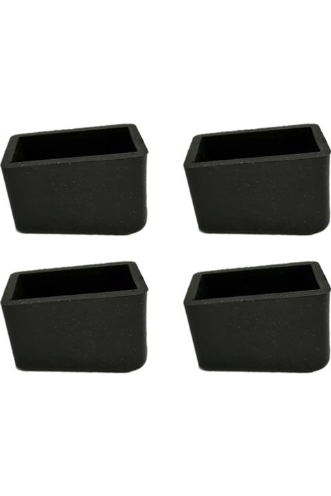 Adem Koç Kaydırmaz Merdiven Ayağı Plastiği Merdiven Pabucu 20x40 Mm Siyah (4 Adet)