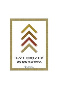 Selçuklu Sanat Puzzle Çerçevesi Eskitme 30 Mm - 68x96 (2000'lik) - Krem