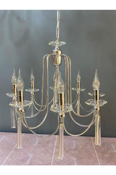 yıldırımavize Kontes 8 Li Krom Avize