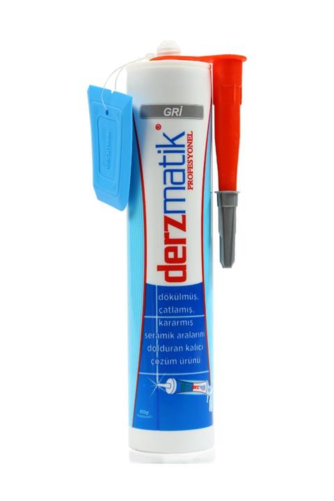 Derzmatik Profesyonel Derz Silikon Gri Kartuş 450gr