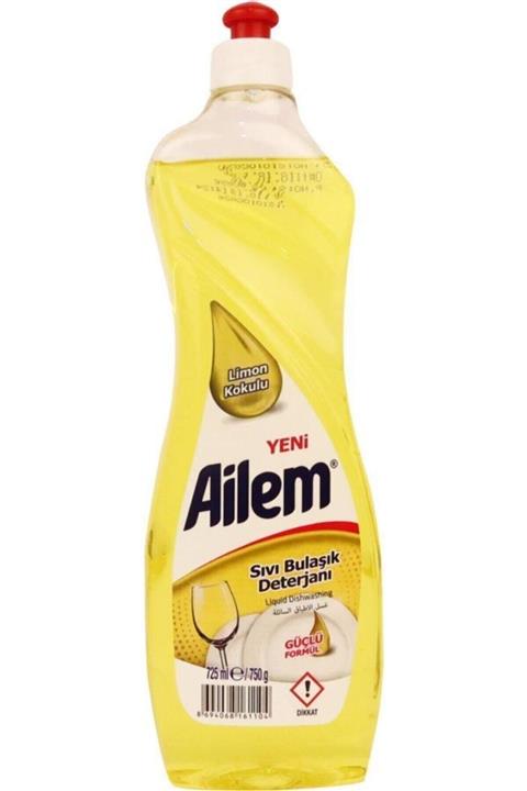 GÜLEÇ Ailem Limon Kokulu Sıvı Bulaşık Deterjanı 750 Gr