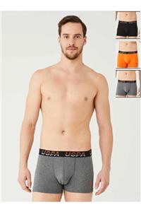 U.S. Polo Assn. U.s. Polo 3'lü Boxer (siyah-turuncu-antrasit Melanj)80432