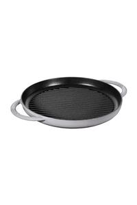 STAUB Gri Çift Kulplu Döküm Izgara Tava 30 cm Grafit 40511-782-0