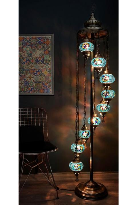 SELÇUK Stn Mozaik 9li Lambader