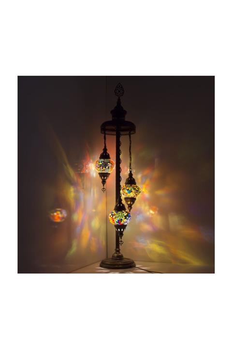 Karalp Mozaik 3 Lü Mozaik Lambader