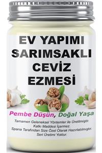 SPANA Sarımsaklı Ceviz Ezmesi Ev Yapımı Katkısız 330gr