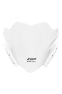 GP KOMPOZİT Yamaha Xmax 250 / 400 2014-2017 Uyumlu Spor Ön Cam Şeffaf 35 Cm