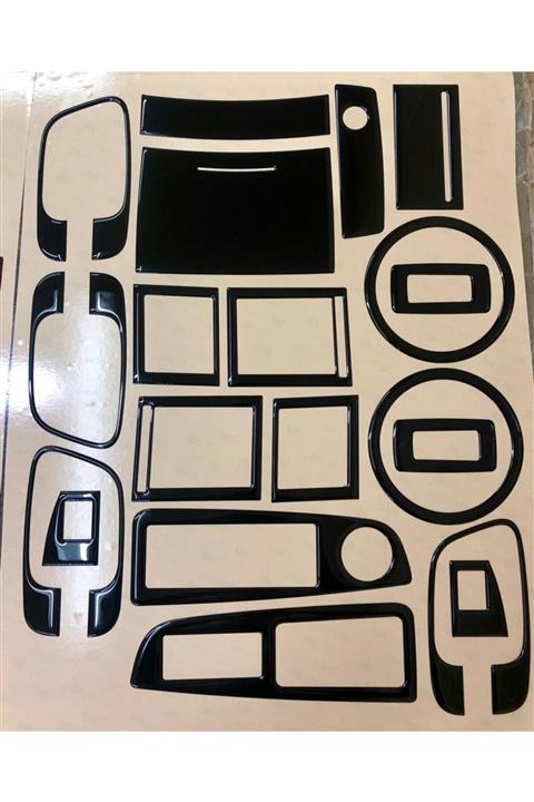 ÜRÜNBANA Chrysler 300c Konsol Kaplama Maun Pianoblack Full Set