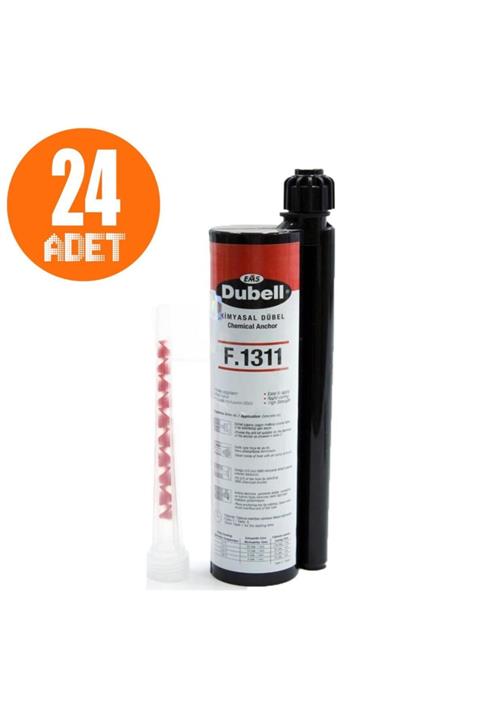 Ems 24 Adet Epoksi Kimyasal Dübel 345 ml