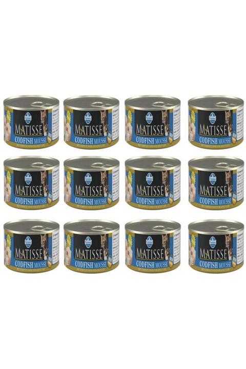 Farmina Matisse Matisse Morina Balikli Kiyilmis Kedi Konservesi 85 Gr 12 Adet