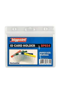 Bigpoint Kart Poşeti Yatay Şeffaf 85x55mm 10`lu Paket