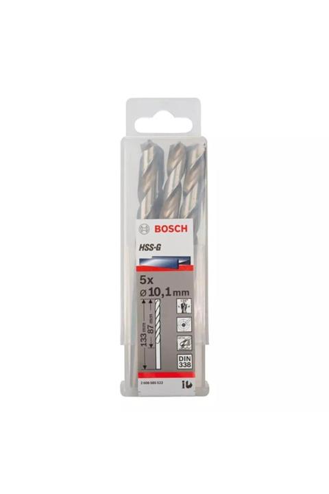 Bosch Hss g Metal Matkap Ucu 10 1 133 Mm 5 li Paket gümüş