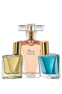 AVON Rare Gold Ve Eve Duet Contrasts Calm Daring Edp 25 ml Kadın Parfüm Seti 8681298008477