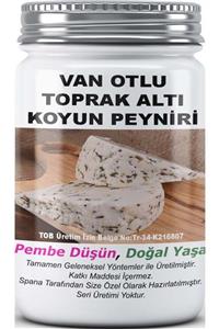 SPANA Ev Yapımı Katkısız Van Otlu Toprak Altı Koyun Peyniri  330gr