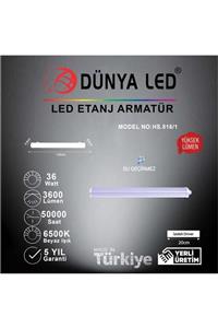 DÜNYA LED Hs.816/1 36w Led Etanj Armatür Ip65 6500k Beyaz Işık