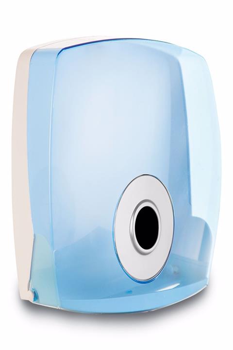 KGGOLDPAPER 0601bl Şeffaf Mavi 300'lü Z Katlama Kağıt Havlu Dispenseri Aparatı