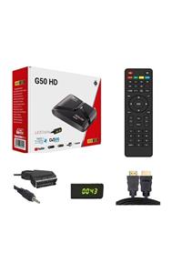 Tekno61 G50 Hd Uydu Cihazı Ve Scart Av Kablo - Plazma + Lcd + Tüplü Tv Uyumlu