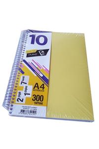 Piano 7+2+1 Ayraçlı 10 Bölmeli 300 Yaprak A4 Defter