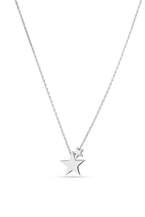 MySilvers Minimal Yıldız Gümüş Kolye