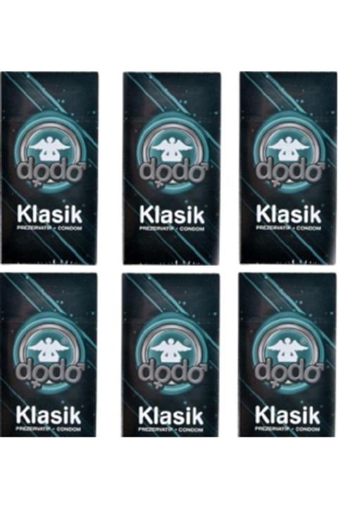 Dodo Klasik Prezervatif 6'lı Kutu 12x6