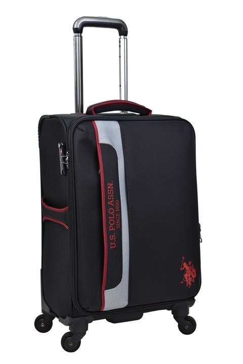 U.S. Polo Assn. Valiz Kabin Boy Kumaş Valiz Siyah